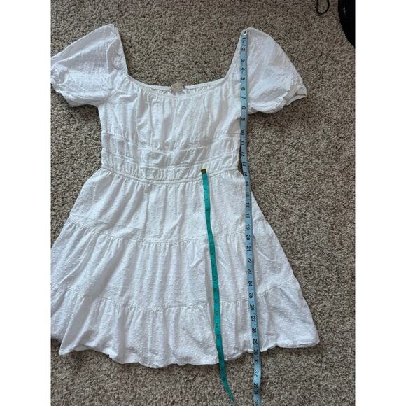 Altar'd State White polka dot Dress, size women's Medium, Elastic neckline - Picture 6 of 8